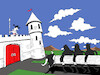 Cartoon: Castle... (small) by berk-olgun tagged castle
