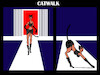 Cartoon: Catwalk... (small) by berk-olgun tagged catwalk