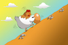 Cartoon: Chicken Sisyphus... (small) by berk-olgun tagged chicken,sisyphus