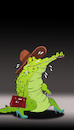 Cartoon: Crocodile Tears... (small) by berk-olgun tagged crocodile,tears