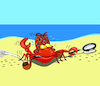 Cartoon: Detective Crab... (small) by berk-olgun tagged detective,crab