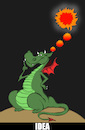 Cartoon: Dragon... (small) by berk-olgun tagged dragon