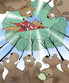 Cartoon: Flying Squirrel... (small) by berk-olgun tagged flying,squirrel