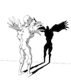 Cartoon: Forced Angel... (small) by berk-olgun tagged forced,angel