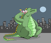 Cartoon: Godzilla... (small) by berk-olgun tagged godzilla