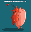 Cartoon: Heimlich Maneuver... (small) by berk-olgun tagged heimlich,maneuver