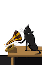 Cartoon: His Masters Voice... (small) by berk-olgun tagged his,masters,voice