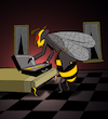 Cartoon: Killer Bee... (small) by berk-olgun tagged killer,bee
