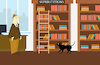 Cartoon: Library... (small) by berk-olgun tagged library