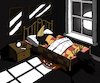 Cartoon: Monster Under my Bed... (small) by berk-olgun tagged monster,under,my,bed
