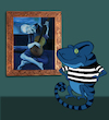 Cartoon: Picassomeleon... (small) by berk-olgun tagged picassomeleon