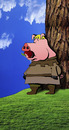 Cartoon: Pig Wilhelm Tell... (small) by berk-olgun tagged pig,wilhelm,tell