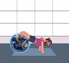Cartoon: Pilates... (small) by berk-olgun tagged atlas