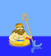 Cartoon: Poseidon... (small) by berk-olgun tagged poseidon