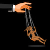 Cartoon: Puppet... (small) by berk-olgun tagged puppet