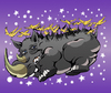 Cartoon: Rhinos Fairy Tale... (small) by berk-olgun tagged rhinos,fairy,tale