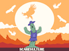 Cartoon: Scarevulture... (small) by berk-olgun tagged scarevulture