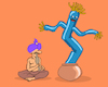 Cartoon: Skydancer... (small) by berk-olgun tagged skydancer