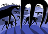 Cartoon: The Black Cats... (small) by berk-olgun tagged the,black,cats