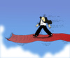 Cartoon: The Red Fliying  Carpet... (small) by berk-olgun tagged the,red,fliying,carpet