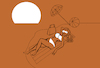 Cartoon: The Suntan... (small) by berk-olgun tagged the,suntan