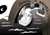 Cartoon: Tunnel of Horrors... (small) by berk-olgun tagged tunnel,of,horrors