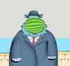 Cartoon: Watermelon... (small) by berk-olgun tagged watermelon
