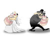 Cartoon: Wedding... (small) by berk-olgun tagged wedding