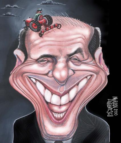 Cartoon: Berlusconi (medium) by Marian Avramescu tagged berlusconi