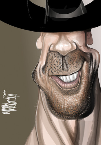 Cartoon: CHUCK (medium) by Marian Avramescu tagged mmmmmmmmmmmmmmmm