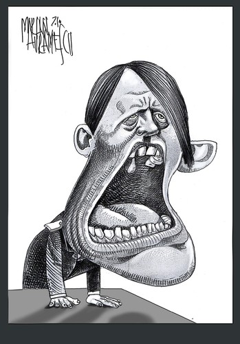 Cartoon: history (medium) by Marian Avramescu tagged mmmmmmm