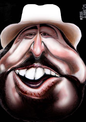Cartoon: Pavarotti (medium) by Marian Avramescu tagged pavaroti