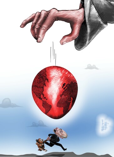 Cartoon: peace (medium) by Marian Avramescu tagged mmmm