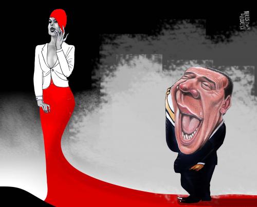 Cartoon: RED CARPET (medium) by Marian Avramescu tagged mav