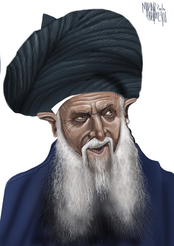 Cartoon: SEYH NAZIM (medium) by Marian Avramescu tagged mmmmmmmmmmmmmmmmmmm