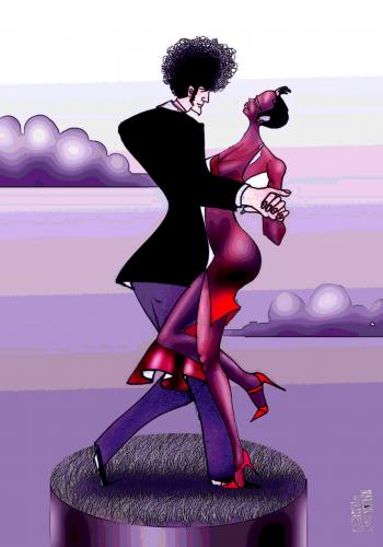 Cartoon: TANGO (medium) by Marian Avramescu tagged tango