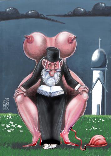 Cartoon: THE RELISH (medium) by Marian Avramescu tagged mav