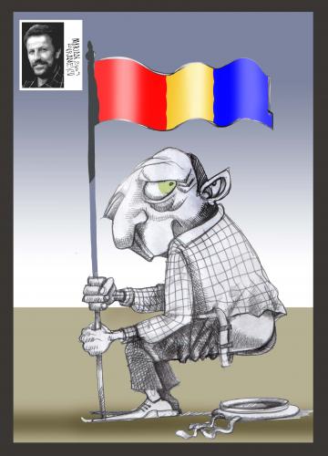 Cartoon: to Romania with love (medium) by Marian Avramescu tagged mav