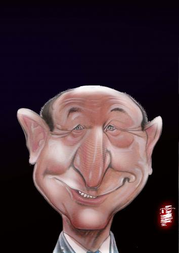 Cartoon: Traian Basescu (medium) by Marian Avramescu tagged traian,basescu