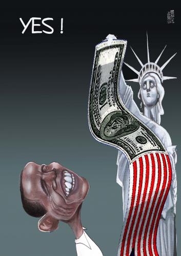 Cartoon: USA (medium) by Marian Avramescu tagged usa
