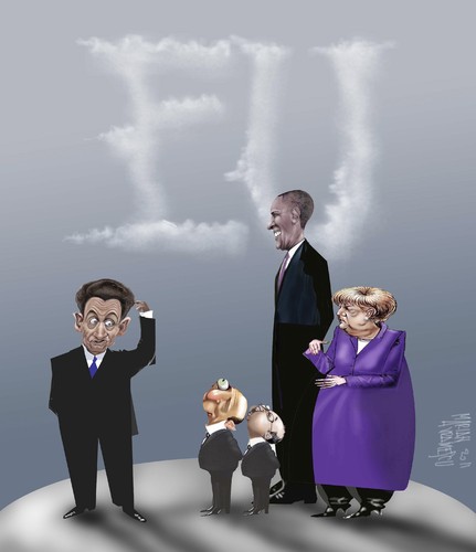 Cartoon: USE (medium) by Marian Avramescu tagged mmm