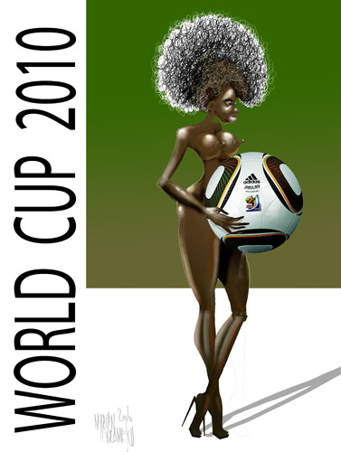 Cartoon: WORLD CUP 2010 (medium) by Marian Avramescu tagged mmmmmmmmmm