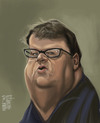 Cartoon: Michael Moore (small) by Marian Avramescu tagged mmmmmmmmmmm