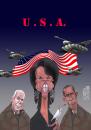 Cartoon: USA (small) by Marian Avramescu tagged rice,obama,mcain