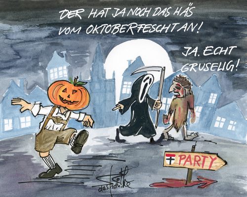 Lederhose als Halloween-Kostüm Lederhose als Halloween-Kostüm