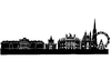 Cartoon: Skyline Wien (small) by Glenn M Bülow tagged sights,sightseeing,monument,skyline,city,travel,vienna,austria,österreich,wien,reisen,tourismus
