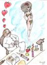 Cartoon: Love Dream (small) by Marianthi tagged pizzapitch