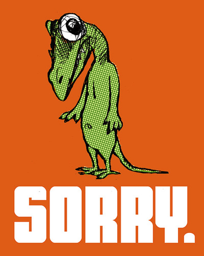 Cartoon: sorry (medium) by jenapaul tagged humor,echse,animals,sorry