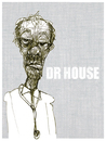 Cartoon: dr house (small) by jenapaul tagged docotr,house,tv,portrait,karikatur,serial