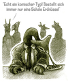 Cartoon: Erdnüsse (small) by jenapaul tagged humor,monster,drachen,menschen,bar